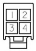 Schéma du connecteur Interlock 4 broches