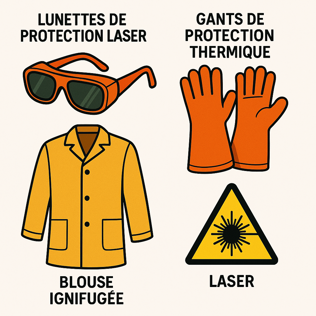 Équipement de protection pour la sécurité laser